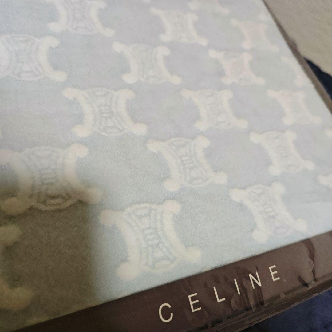 CELINE セリーヌ　ロゴ　毛布　綿毛布　新品未使用　即日発送