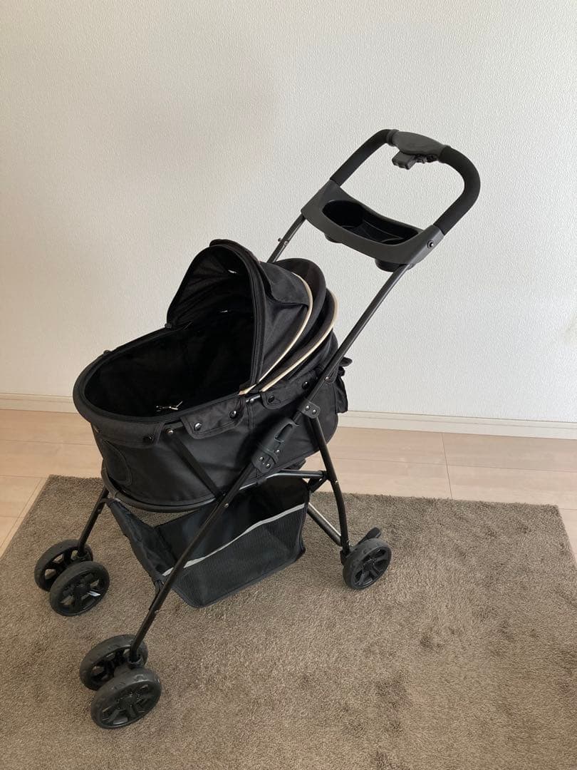 美品⭐️ペットパラダイス犬用カート　黒