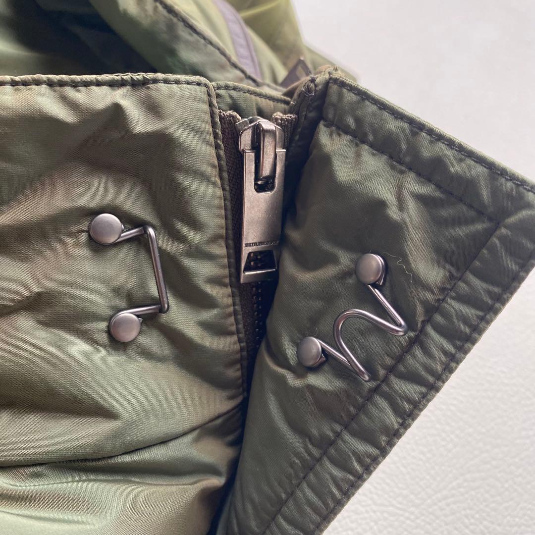 【絹玉虫/未使用級】バーバリーロンドン ダウンコート M ノバチェック