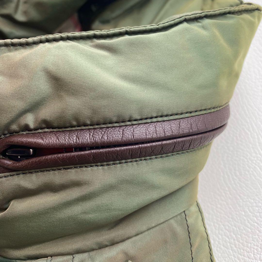 【絹玉虫/未使用級】バーバリーロンドン ダウンコート M ノバチェック