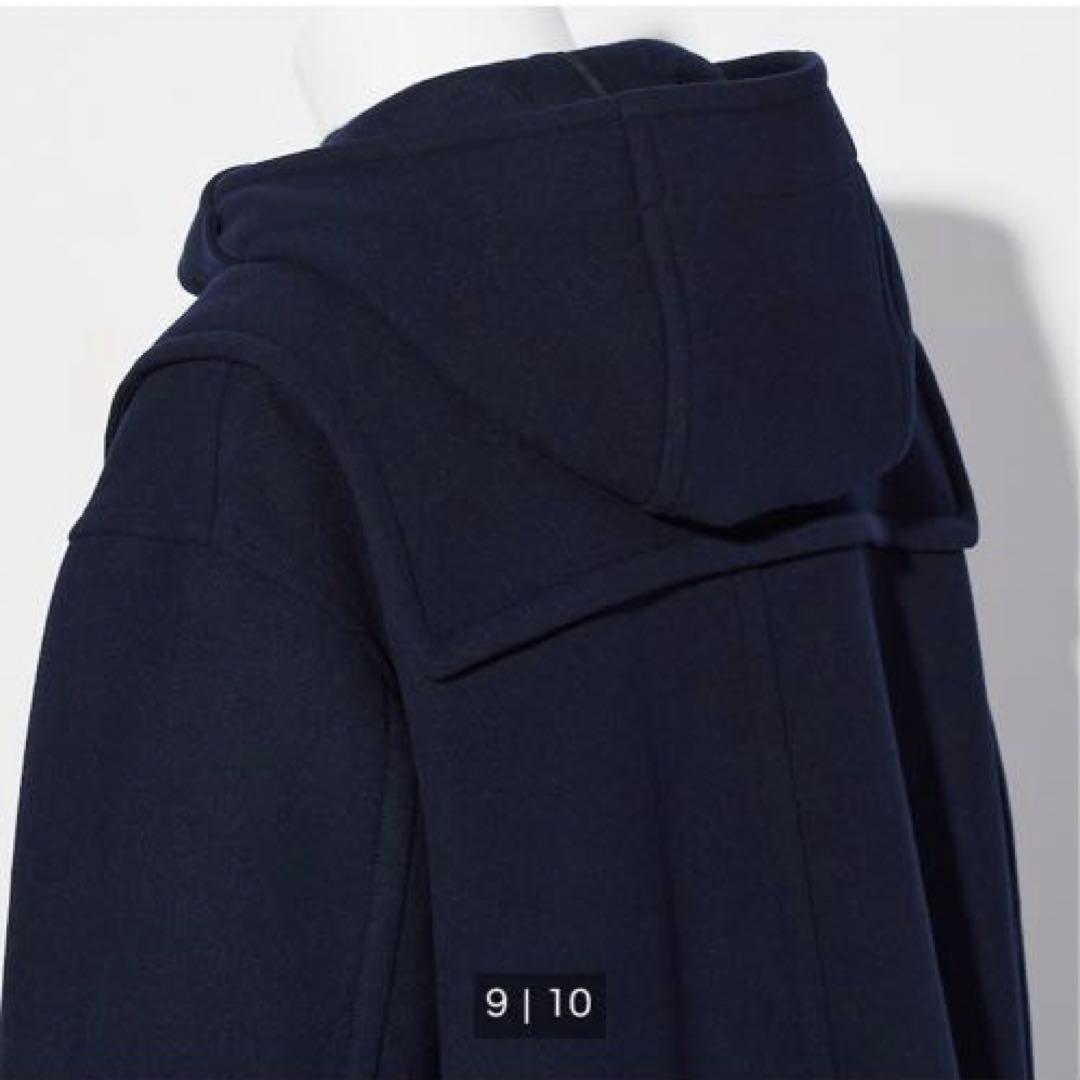 【新品・未着用】＋J ウール　オーバーサイズ　ダッフルコート　ブラック