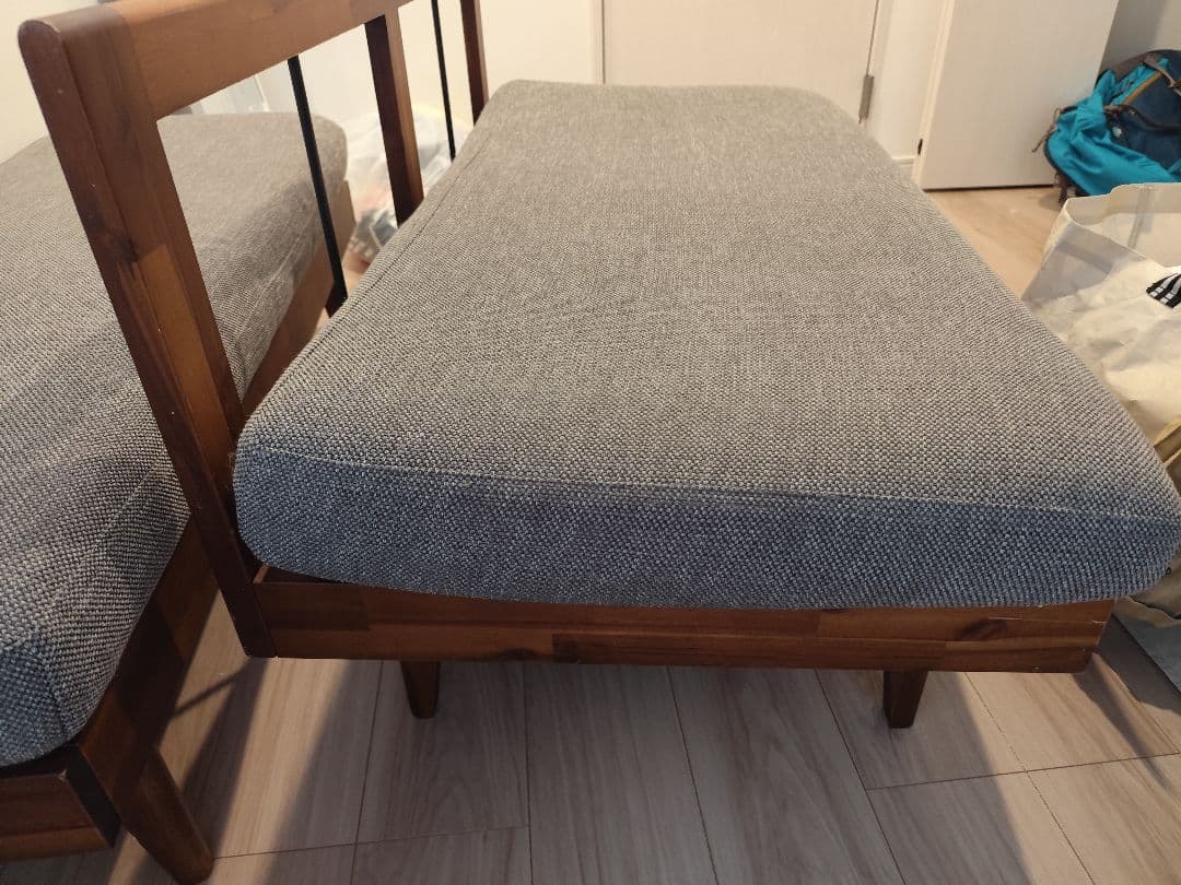 【関東圏限定】ウニコ SWELLAベンチ＆バックレストベンチセットW1200