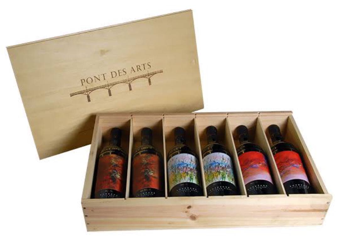限定 Pont des Arts ワイン 木箱入り　六本セット　ブルゴーニュ