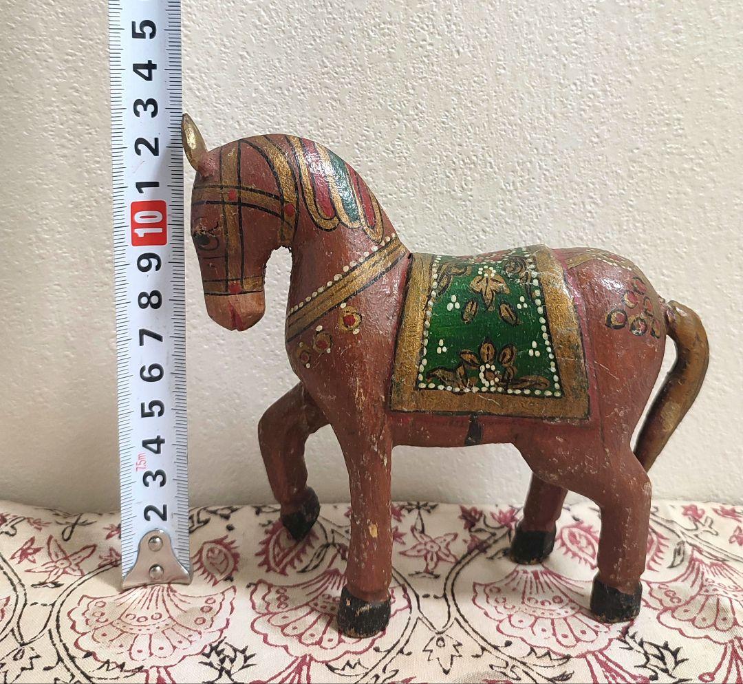 希少！【アンティーク】外国製✨木馬のオブジェ(置物)