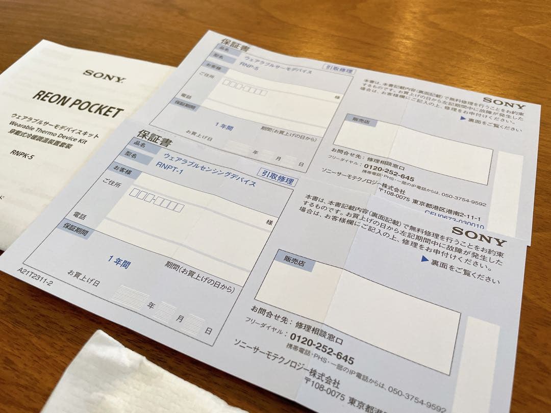 SONY REON POCKET5 レオンポケット5