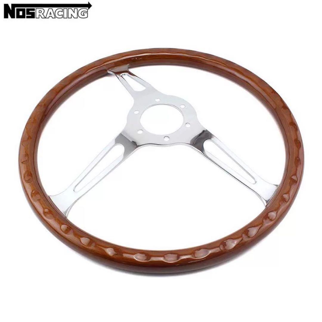 Nardi ウッド ポリッシュ ステアリング 車 ハンドル 15インチ