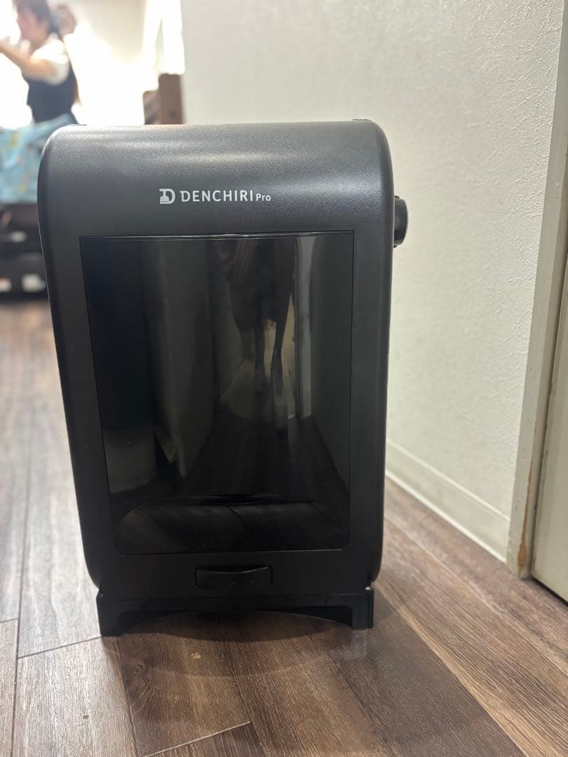 【ペットの毛の掃除に！】電動ちりとり ブラック掃除機本体