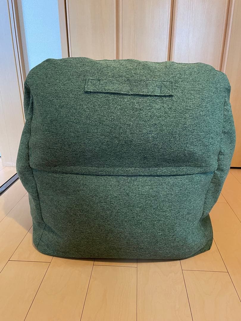 無印　空気でできたソファ　グリーン　イエロー2個セット