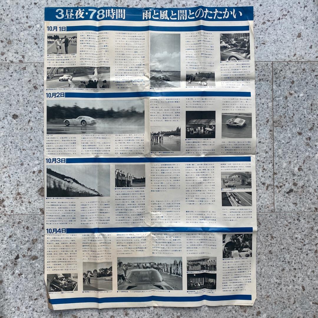 メダル　トヨタ　2000GT  スピードトライアル　世界新記録　国際新記録樹立