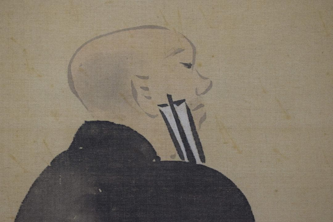 作者不詳/芭蕉/嵐雪/其角/三幅対/掛軸☆宝船☆Y-215　JM