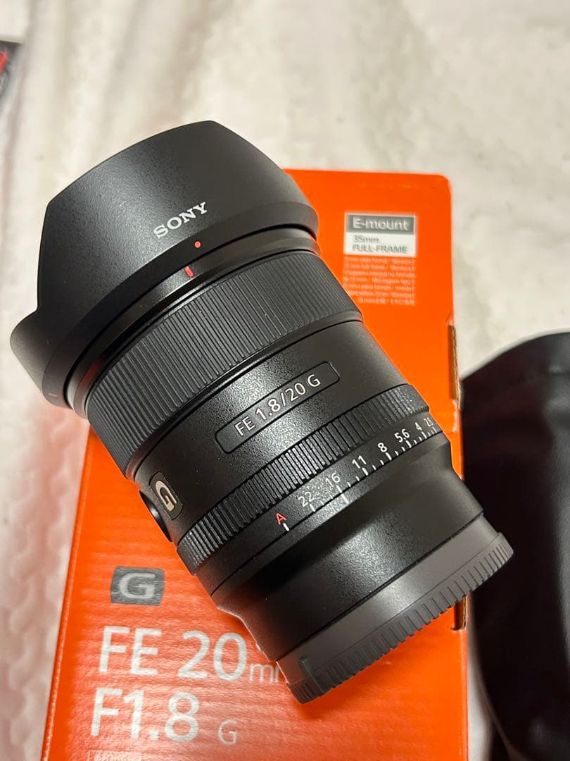 SONY FE 20mm F1.8 G Eマウントレンズ