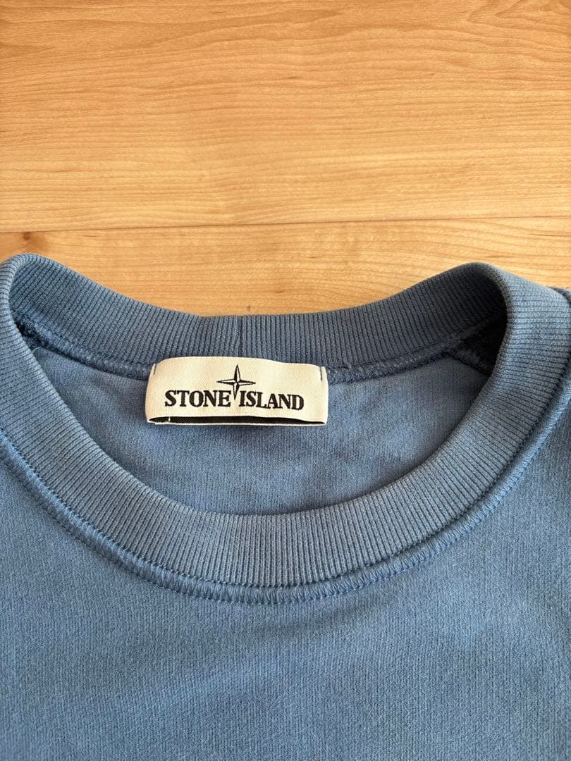 STONE  ブルークルーネックスウェット