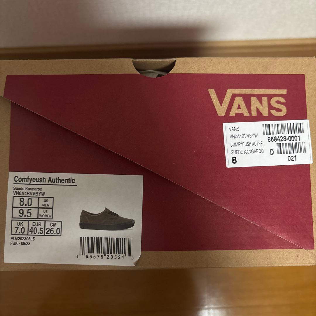 し*ん様 VANS COMFYCUSH AUTHENTIC SUEDE オーセン