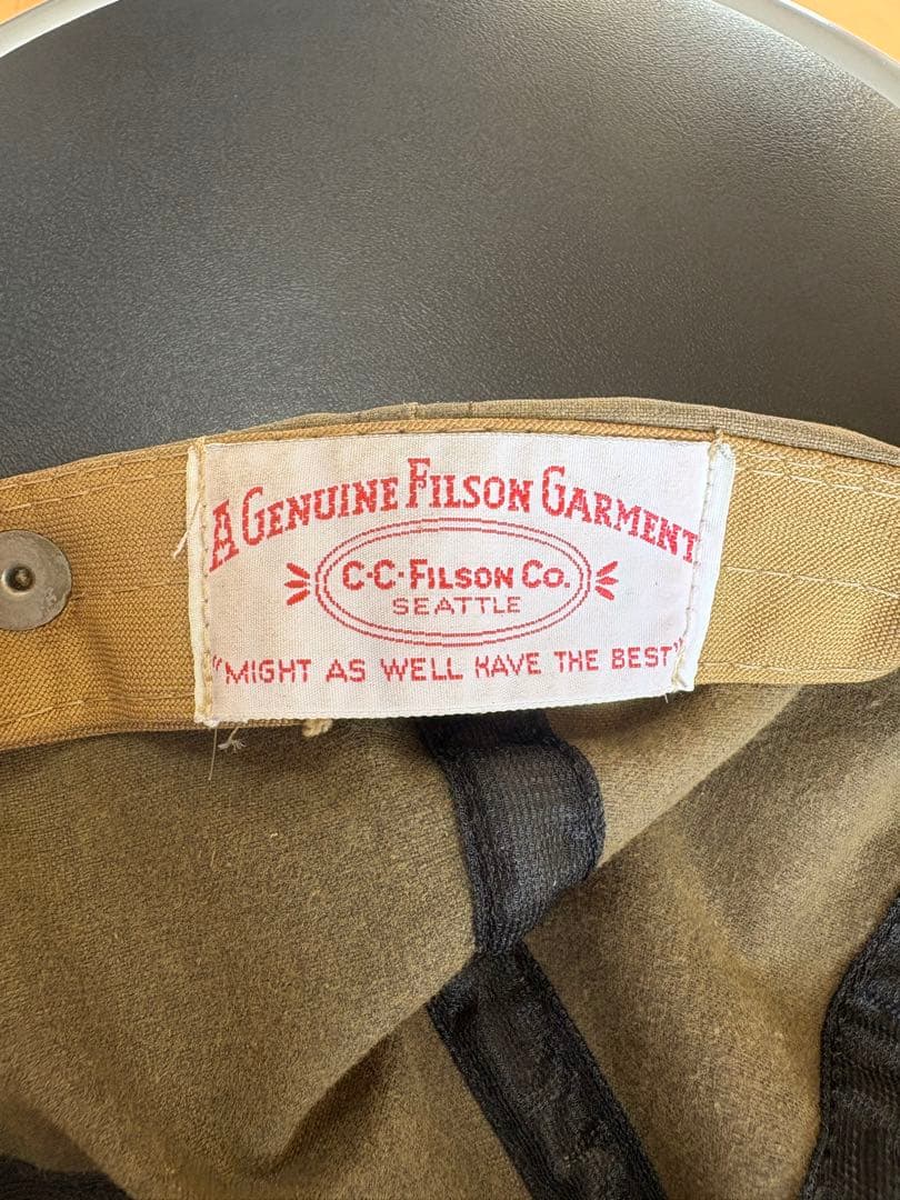 FILSON 100周年記念キャップ