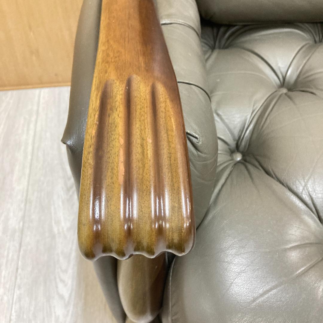 【マルニ】ベルサイユシリーズ 本革　3人掛けソファ