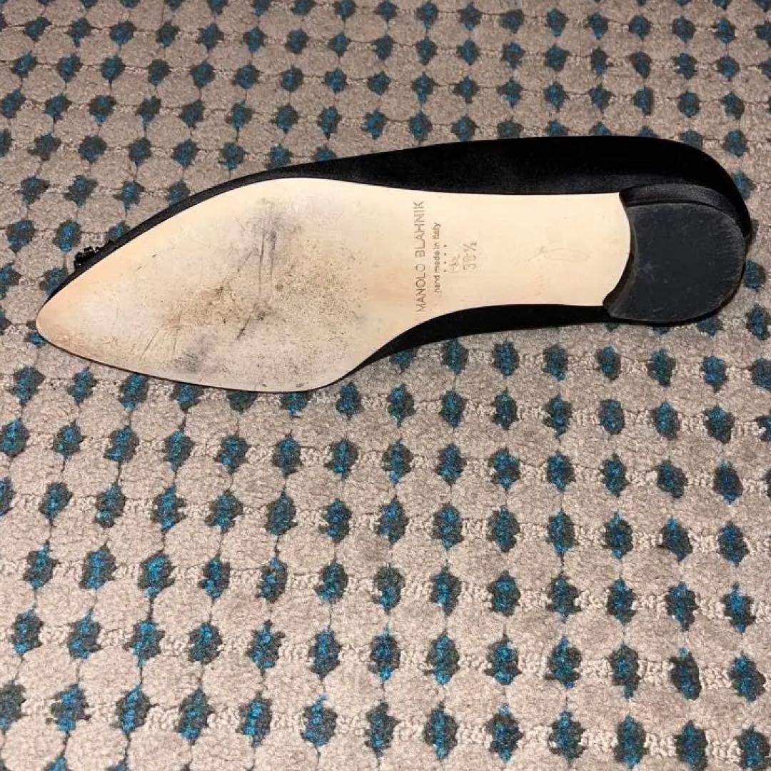 y*u様 【箱・保存袋付き】MANOLO BLAHNIKフラットシューズ36.5