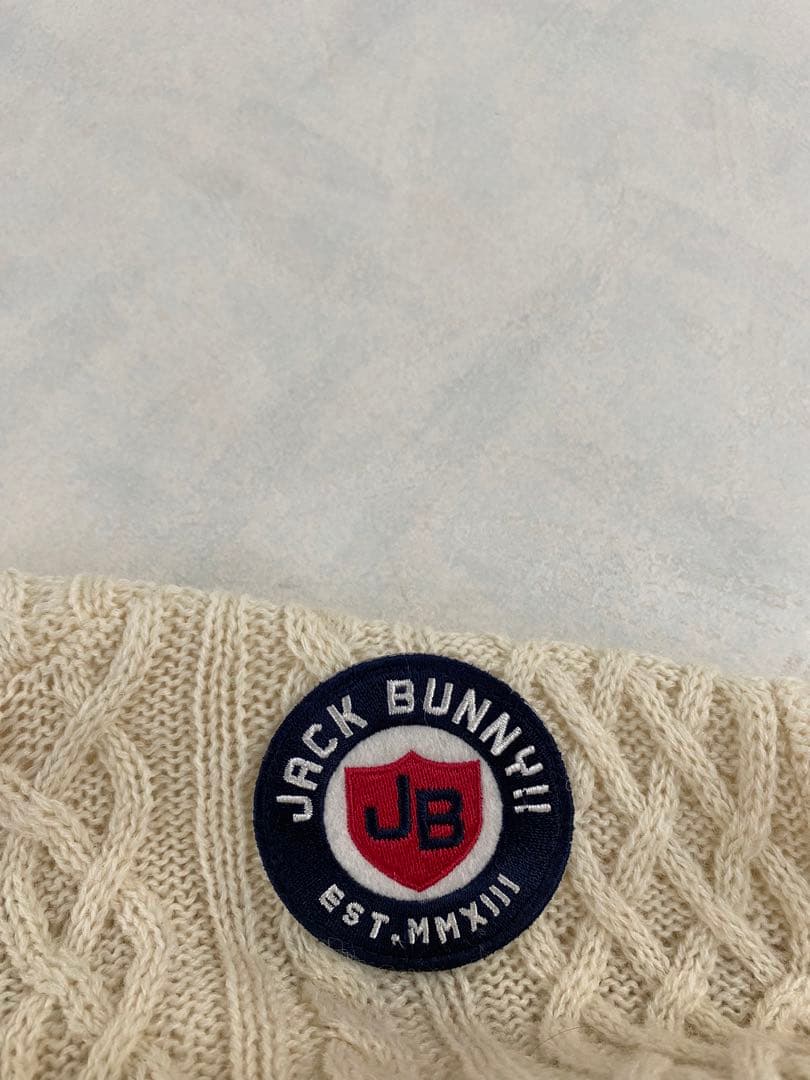 Jack Bunny!! ケーブルニットカーディガン 5 メンズ トグルボタン