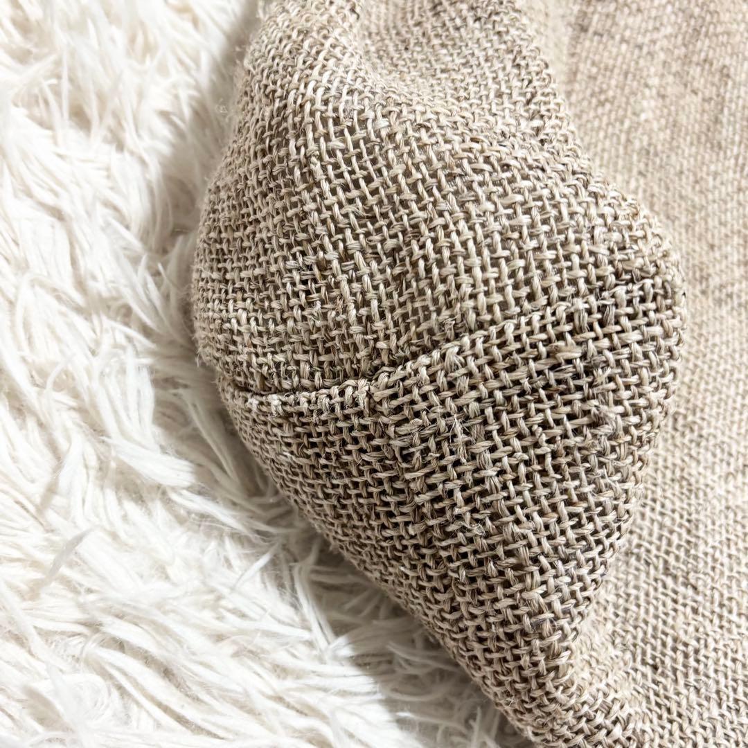 中川政七商店 手織り麻太糸のバッグ 大サイズ ソフトカゴ風 トート