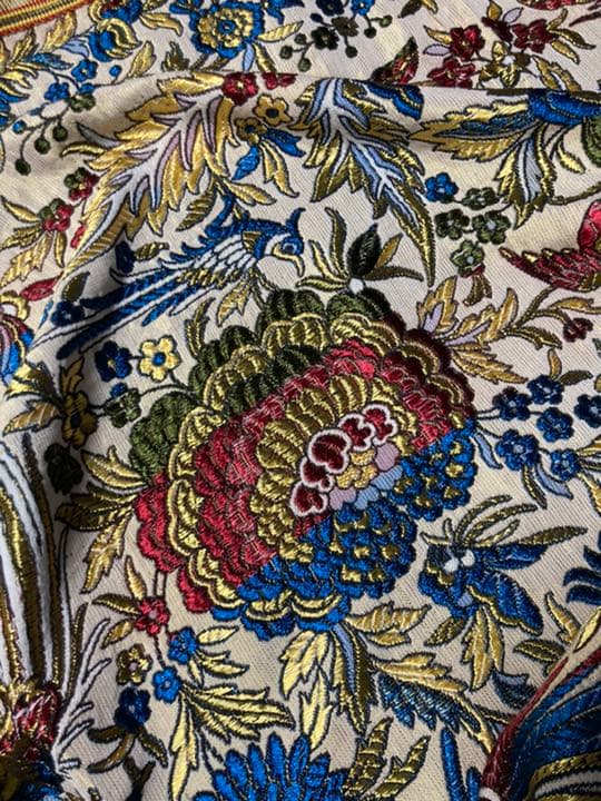 スペイン王室御用達 j.foronda ヴィンテージクロスマルチカバー