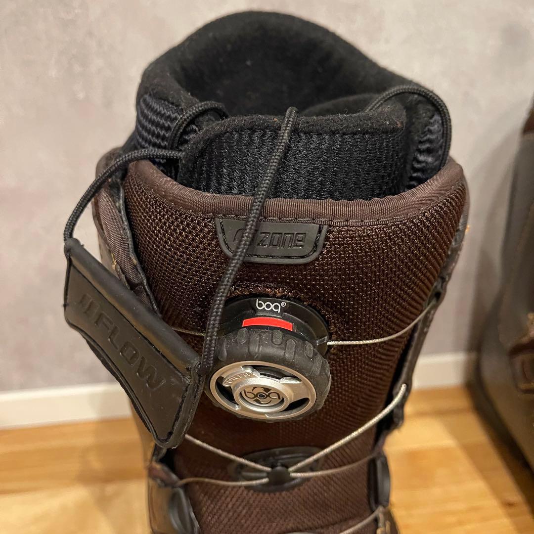 FLOW フロー ZONE BOA スノーボード ブーツ 25cm ブラウン
