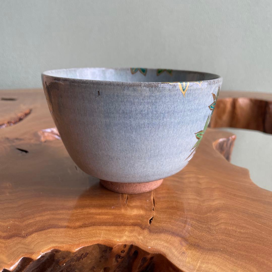 加藤春永造 京焼 抹茶碗 茶道具 共箱(169)