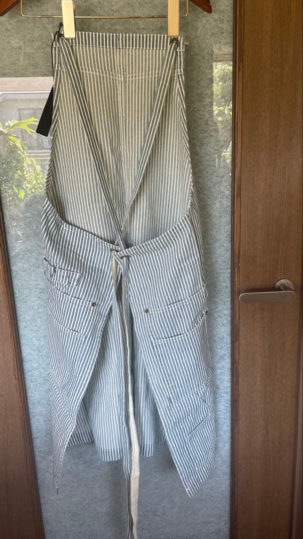 新品未使用タグ付き✳︎ラルフローレンホーム✳︎ヒッコリーストライプ✳︎デニムエプロン