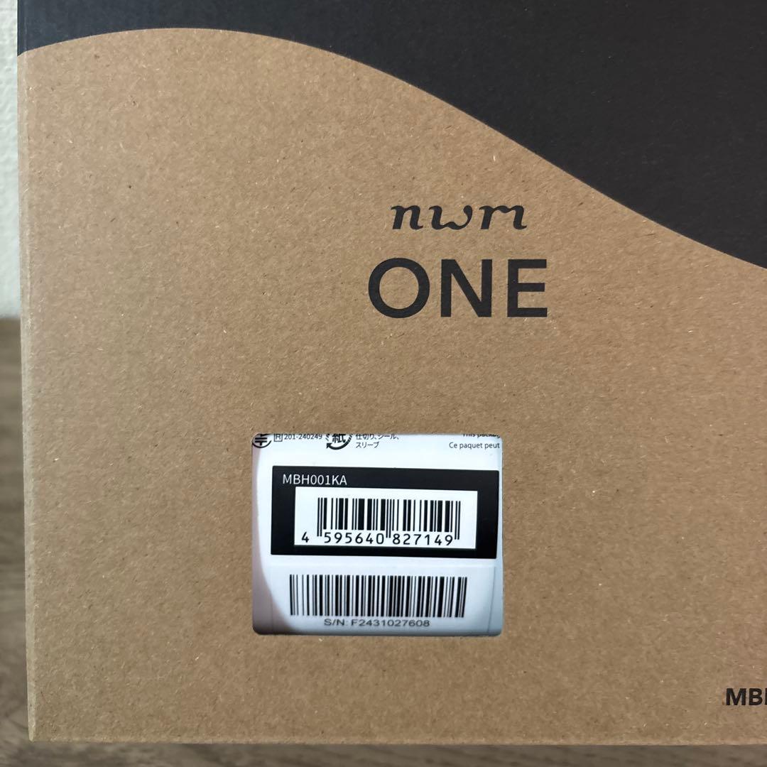 nwm（ヌーム）オープンイヤー 型 nwm ONE ヘッドホン ダークグレイ