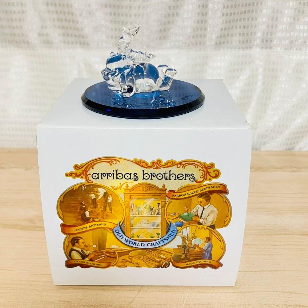 美品▼プーさん ピグレット ガラス細工 ディズニー アリバスブラザーズ 廃盤希少