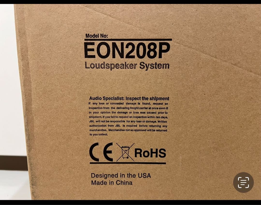 JBL EON208P ポータブルPAシステム