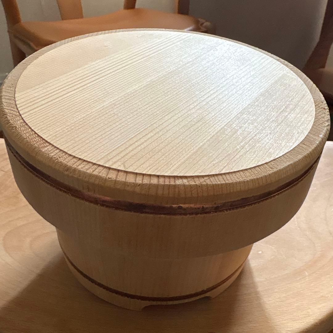 数回使用　東屋　おひつ　二合　あづまや