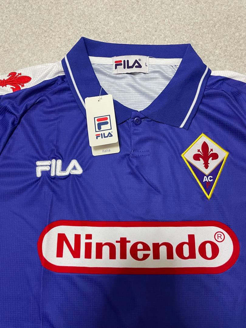 FILA ACフィオレンティーナ 長袖シャツ Nintendoイタリア製
