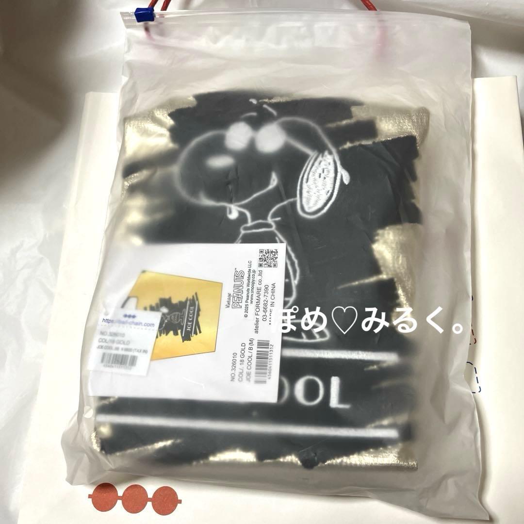 名古屋限定★サイン入★Ball&Chainスヌーピー★ゴールド♡Mサイズ★正規品