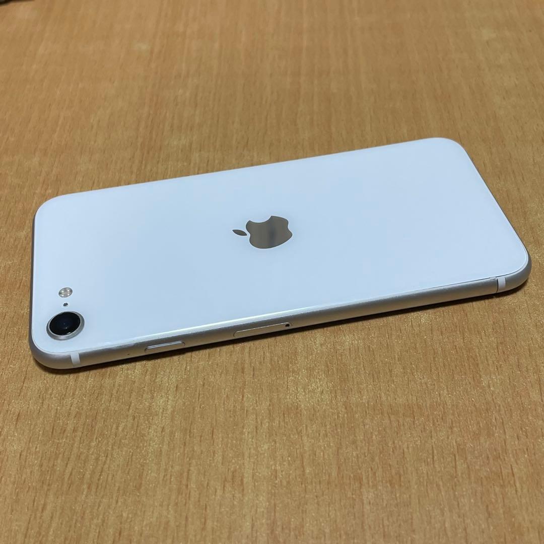 バッテリー100% SIMフリー iPhoneSE2 128GB ホワイト