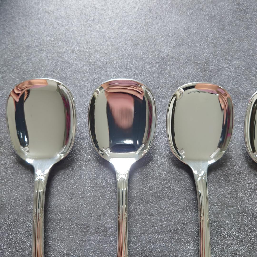 希少 美品 クリストフル リュバン アイスクリームスプーン 5点