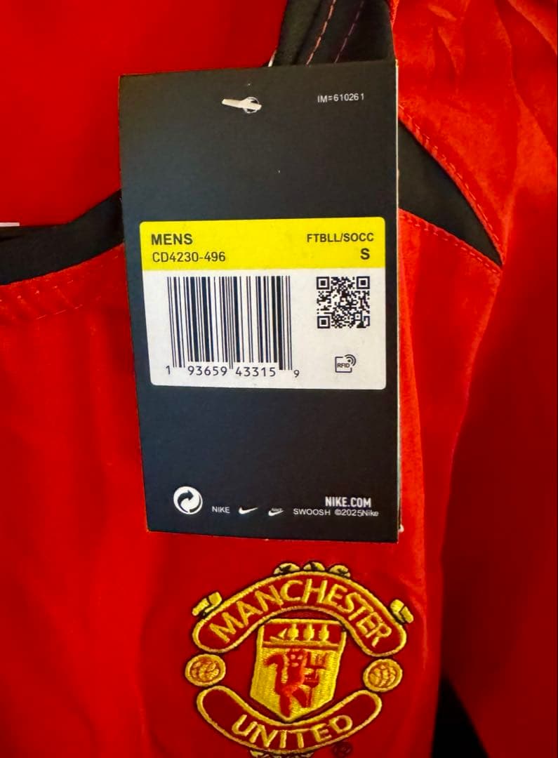 ベッカム 長袖ユニフォーム マンチェスターユナイテッド