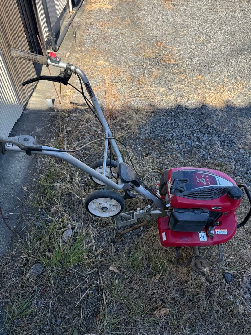 (引き取り限定‼️)本田耕運機移動タイヤ付き