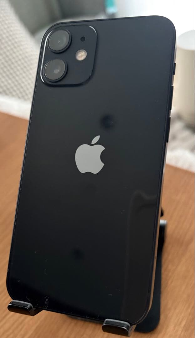 Apple iPhone 12 mini ブラック 本体 美品 充電ケーブル付き