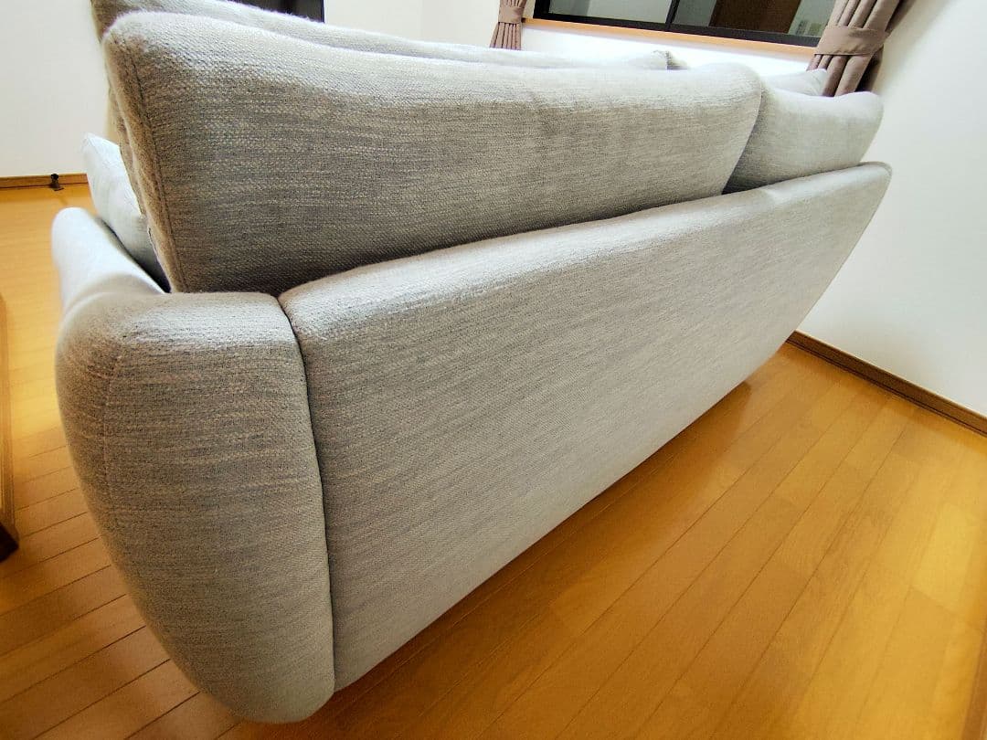 【ニトリ】L字型ファブリックソファ(グレー)