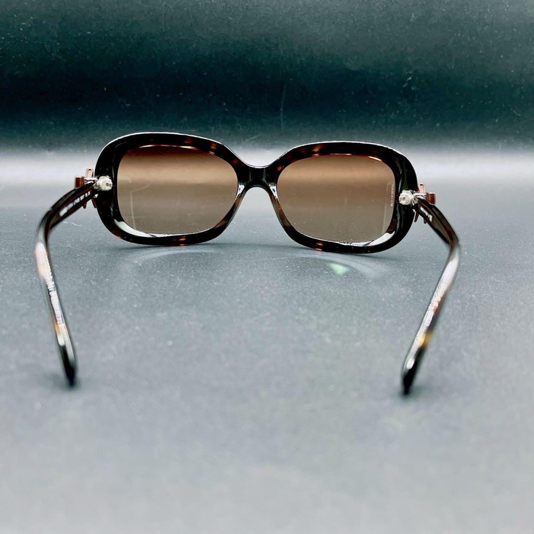 小物 CHANEL sunglasses eyewear ribbon brown