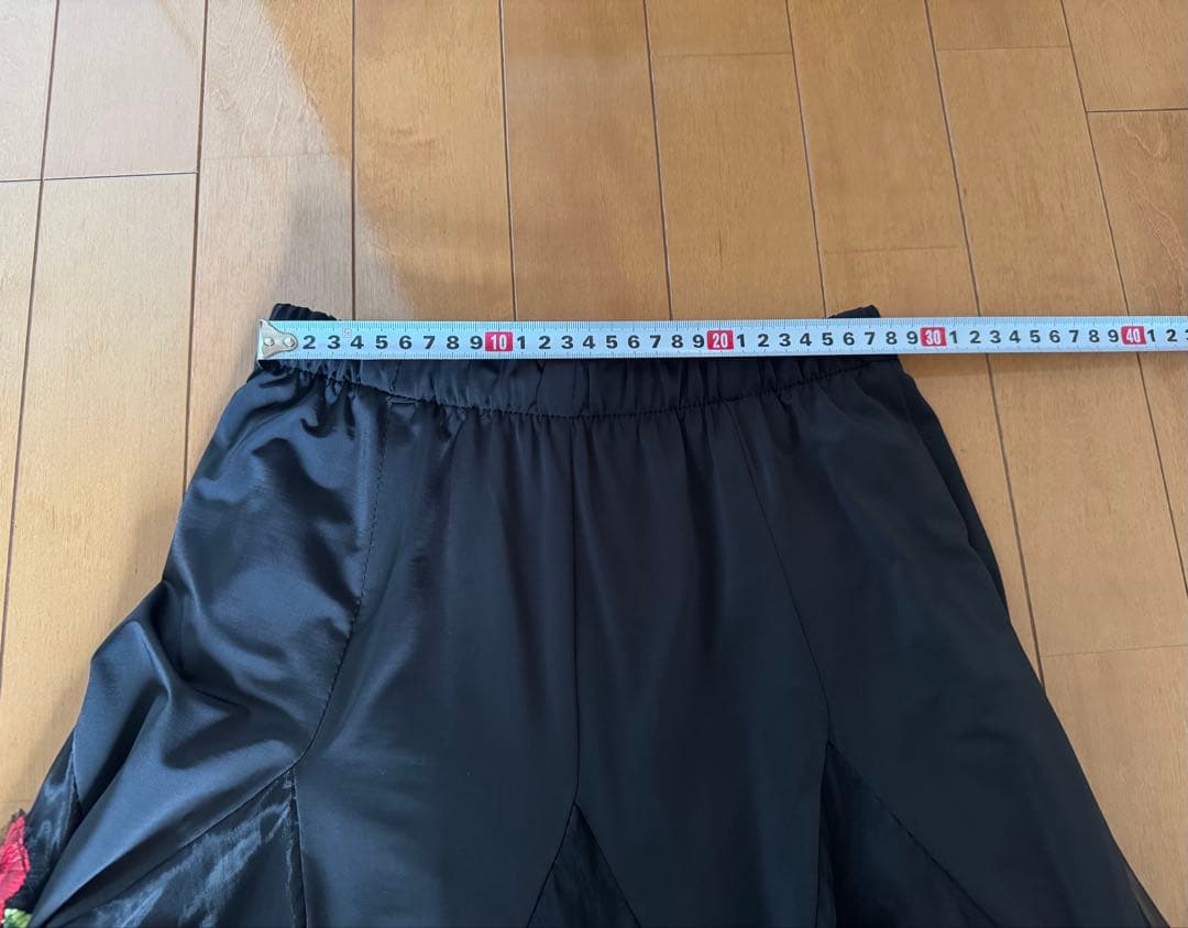 社交ダンス ドレス　薔薇刺繍