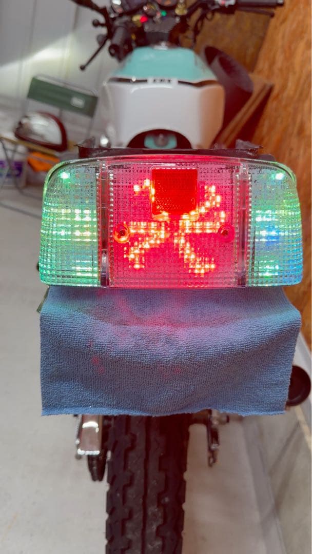 CBX400F 流星テール　仮面ライダー　特注LED