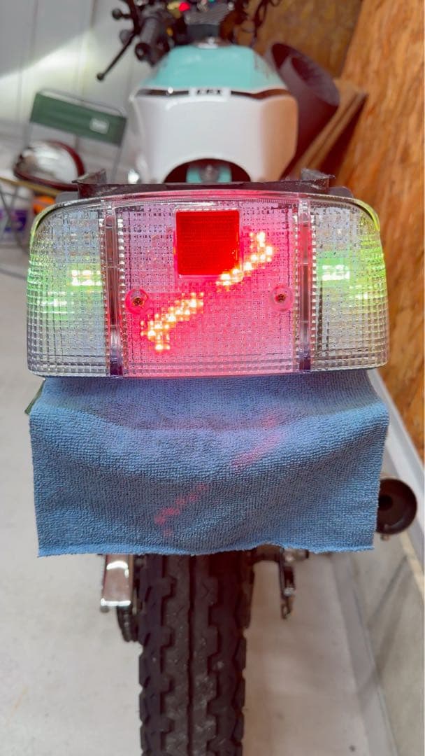 CBX400F 流星テール　仮面ライダー　特注LED