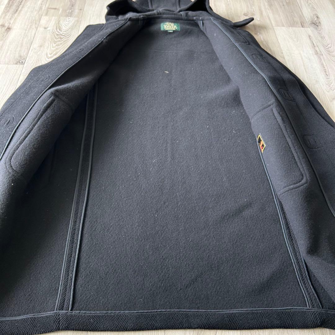 NEW YORKER MOORBROOK ヘリンボーン ダッフルコート L 黒