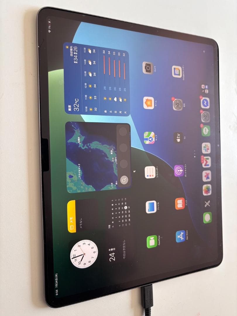 【箱付き】iPad Air 13インチ (M2) 128GB スペースグレイ