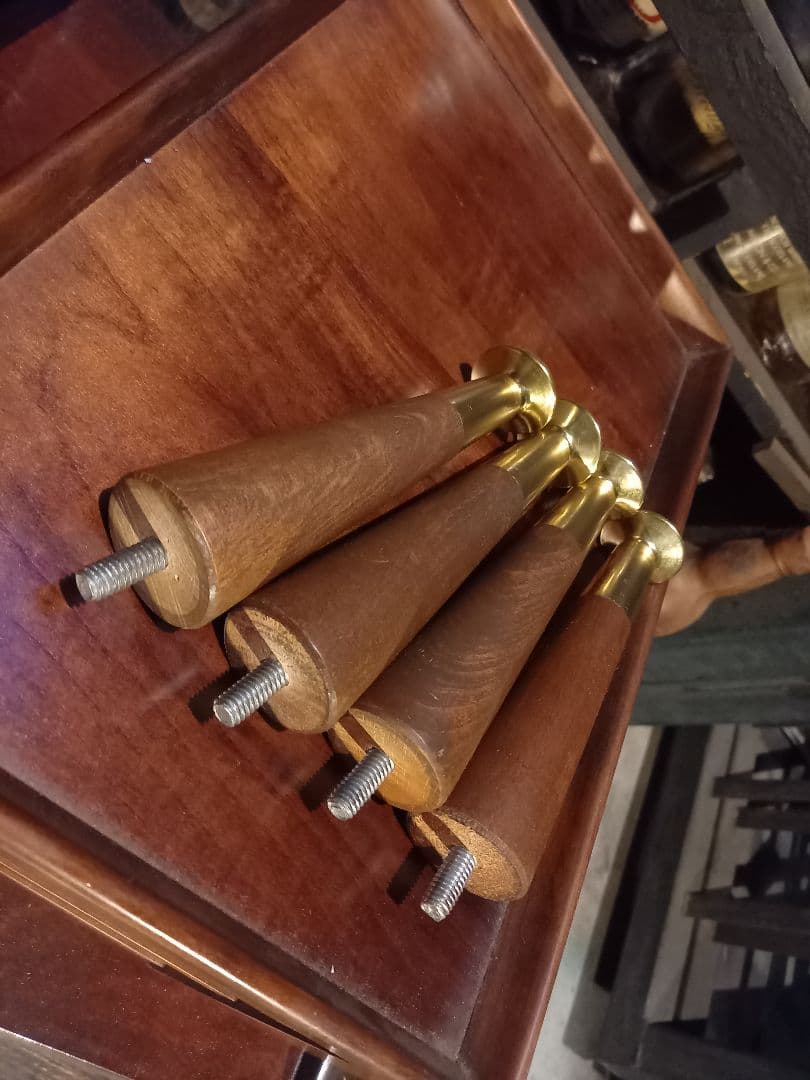 チャルメラ　様売約済　スペースエイジ　フレーク　デザイン　赤　サイド　テーブル