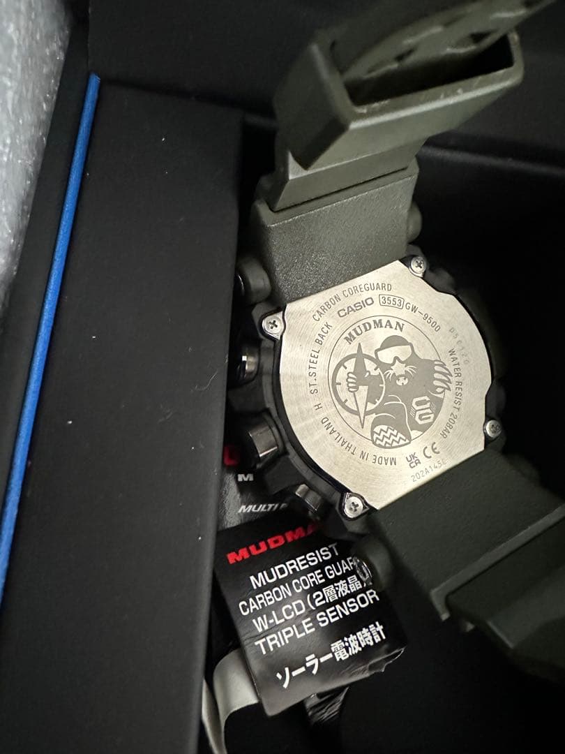 さっさー　G-SHOCK Mudman オリーブグリーン デジタル腕時計