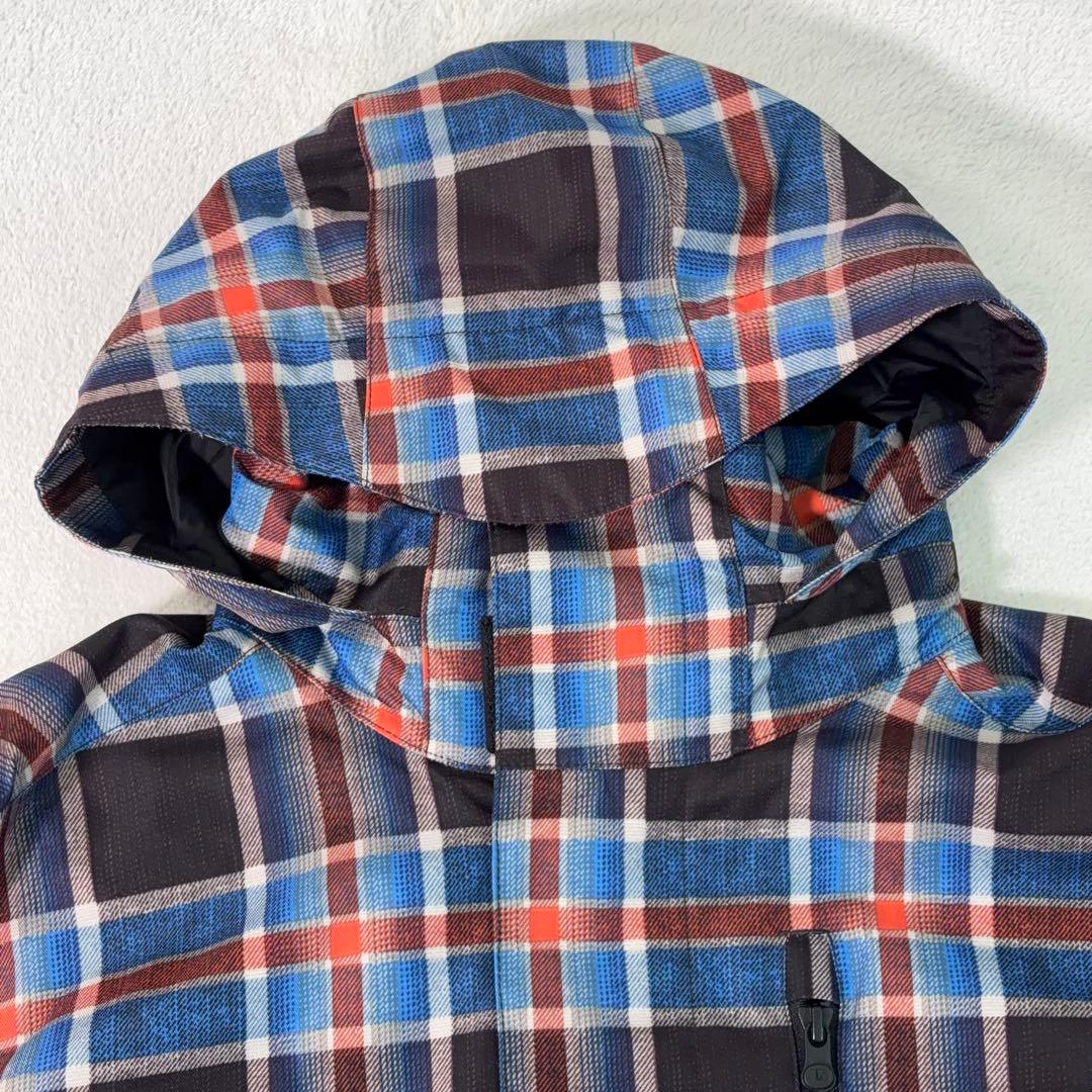 美品【BURTON】バートンスノボウェア DRYRIDE チェック 13ロゴ L
