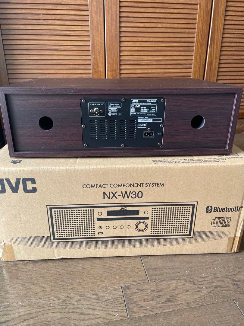 JVC NX-W30 コンパクトコンポ メーカー保証付（11ヶ月）2024年製