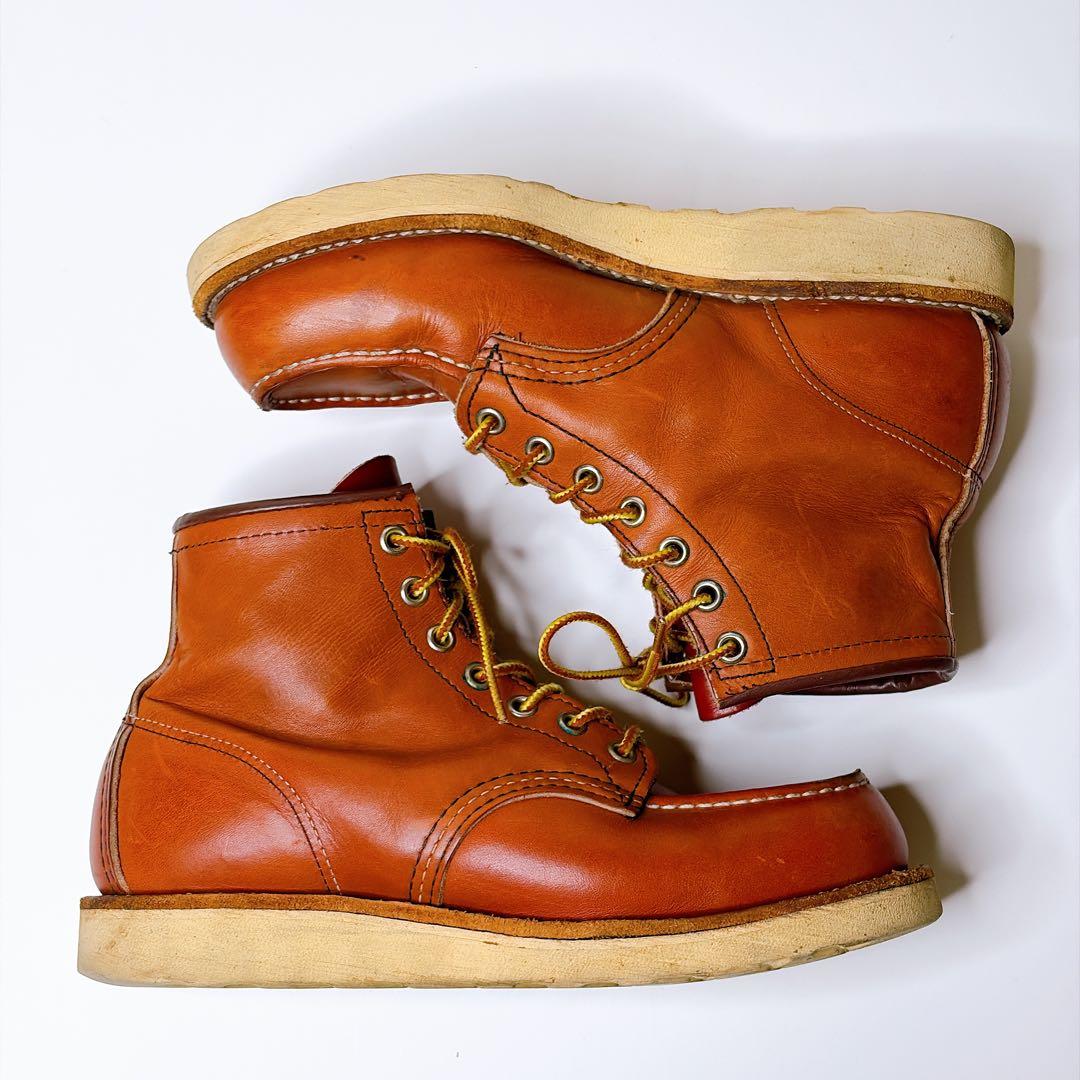 00s【RED WING】アイリッシュセッター/6E/刺繍羽タグ　8875 茶色