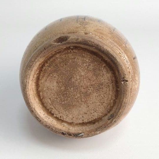 絵瀬戸　徳利　麦藁手